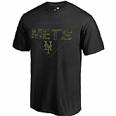 Men's New York Mets Fanatics Branded Black Big & Tall Memorial Camo T-shirt FengYun,baseball caps,new era cap wholesale,wholesale hats